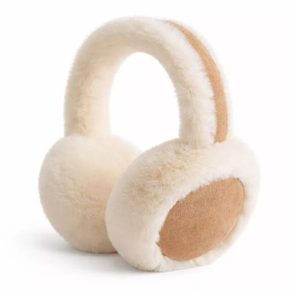 Anna-Kaci Women\'s Plush Faux Fur Earmuffs with Foldable Design and Soft Cushione